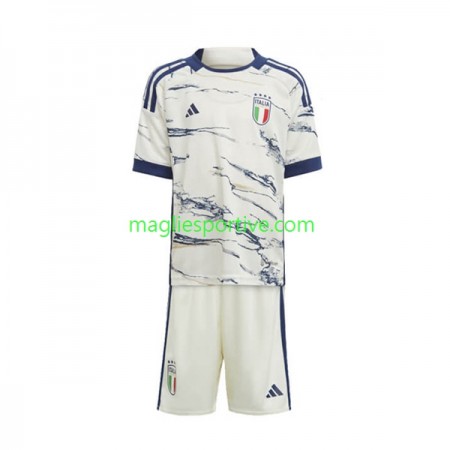 Completo Calcio Italia Bambino Divisa Trasferta 2023